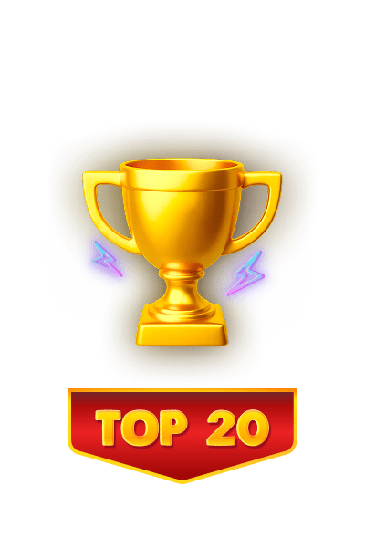 Platz unter den TOP 20 in einem Turnier